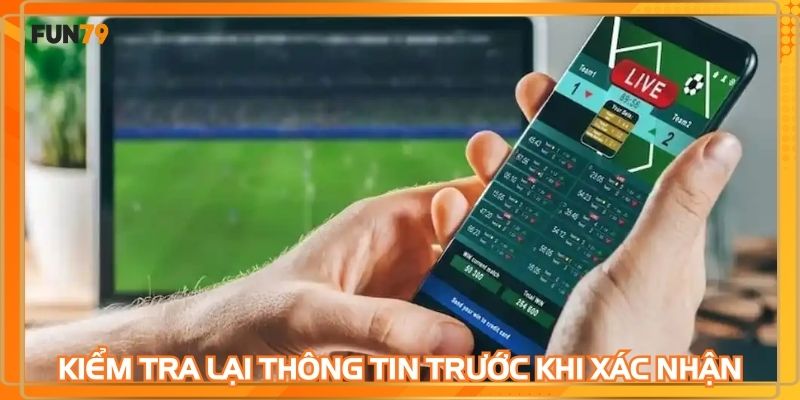 Kiểm tra dữ liệu đăng ký FUN79 để kích hoạt thành công